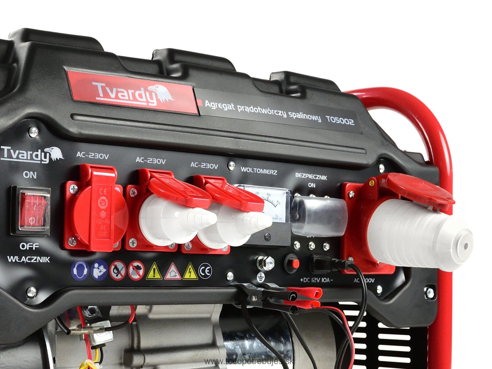 Elektrocentrála 7HP 2,8KW - Tvardy T05002