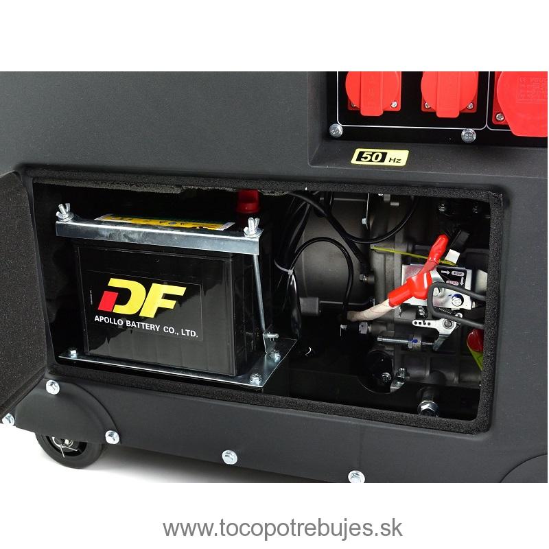 Dieselová elektrocentrála Tvardy 11HP 6,4KW
