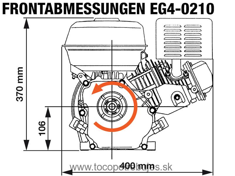 ROTEK Benzínový motor EG4-0210-5HE-S1 MOT205