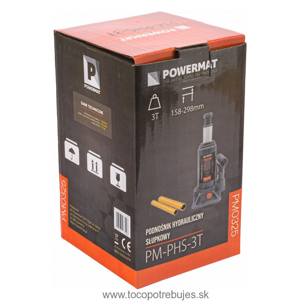 Hydraulický zdvihák 3T - POWERMAT PM-PHS-3T
