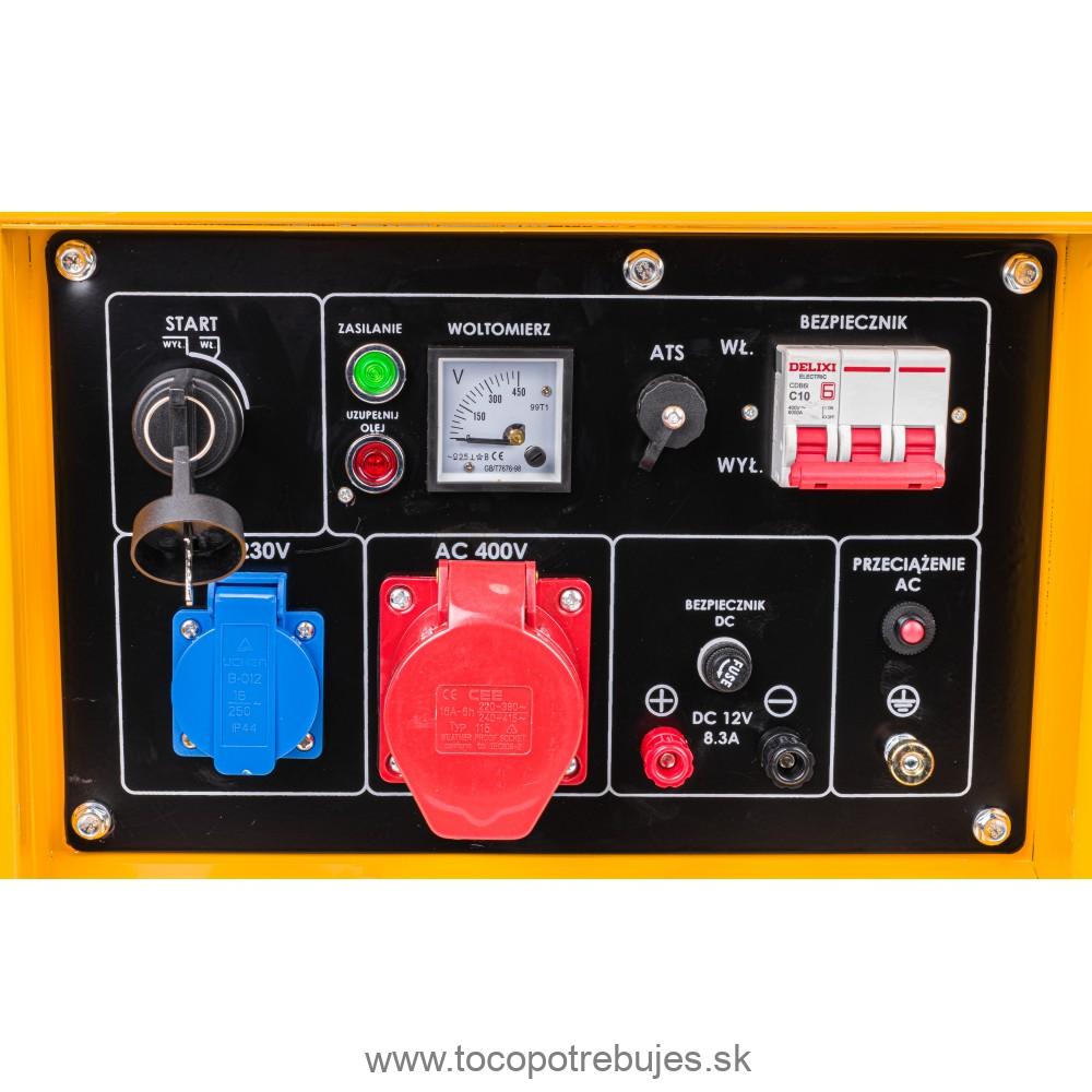 Dieselová elektrocentrála PM-AGR-5500MD s AVR - POWERMAT
