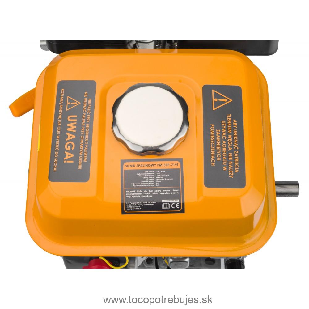 Benzínový motor 7HP 20 mm - POWERMAT PM-SSP-720T
