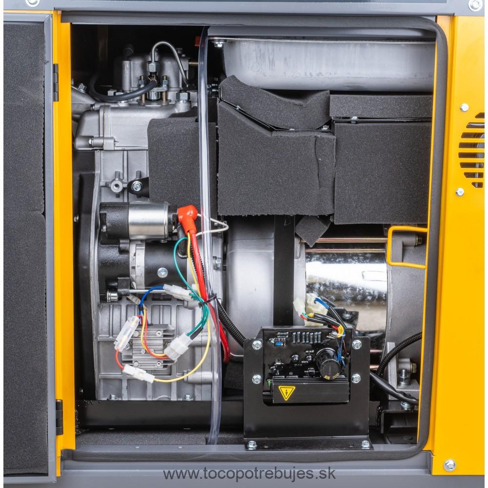 Dieselová elektrocentrála PM-AGR-10000MD s AVR + ATS - POWERMAT 