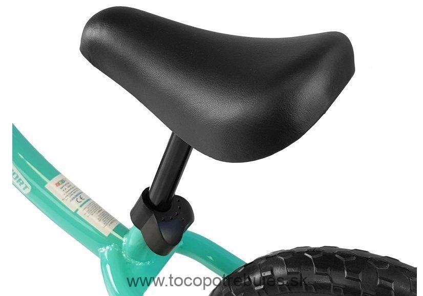 LeanToys Odrážadlo Lorenzo Sport 12" tyrkysová l5274 