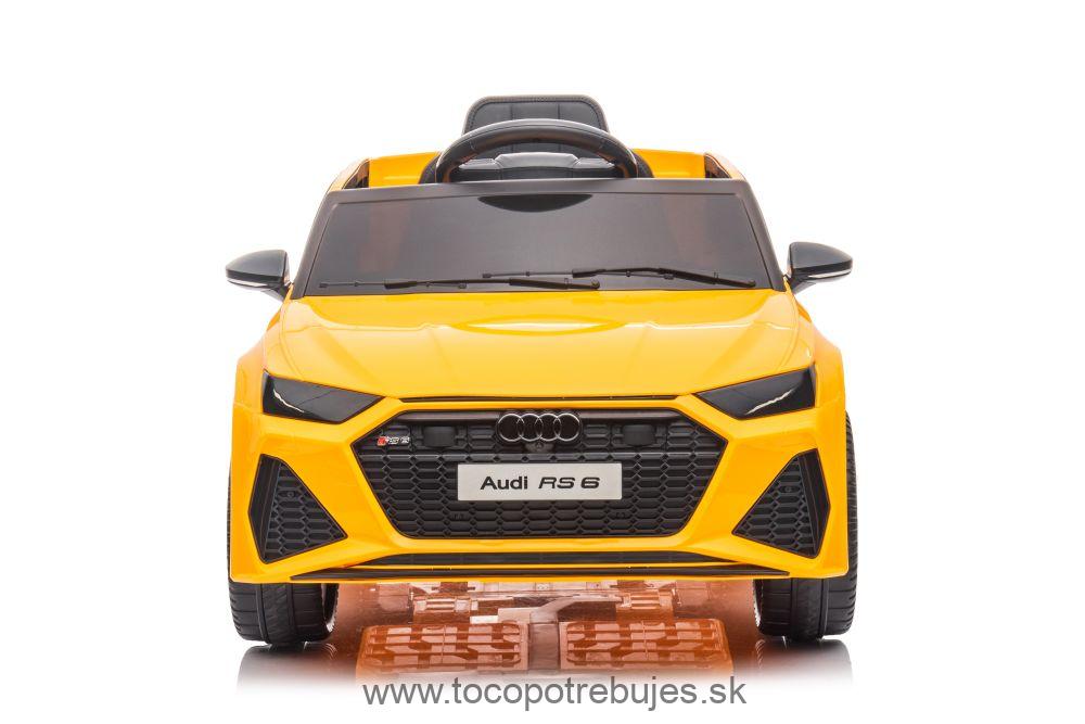 LeanToys Elektrické autíčko Audi RS6, žltá
