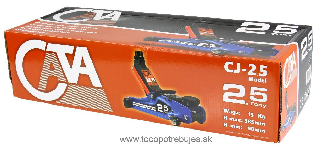 Pojazdný nízkoprofilový hydraulický zdvihák 2,5T - CATA M80240