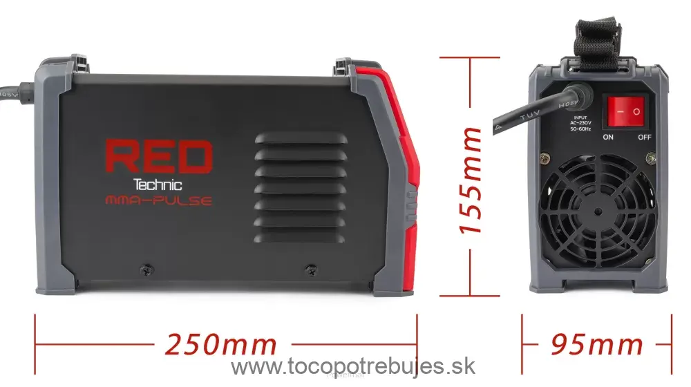 Invertorová zváračka RED TECHNIC RTSIT0004 20-330A