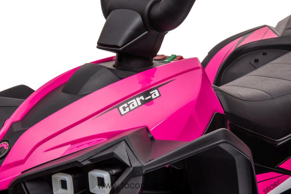 LeanToys Elektrická štvorkolka HL568, ružová