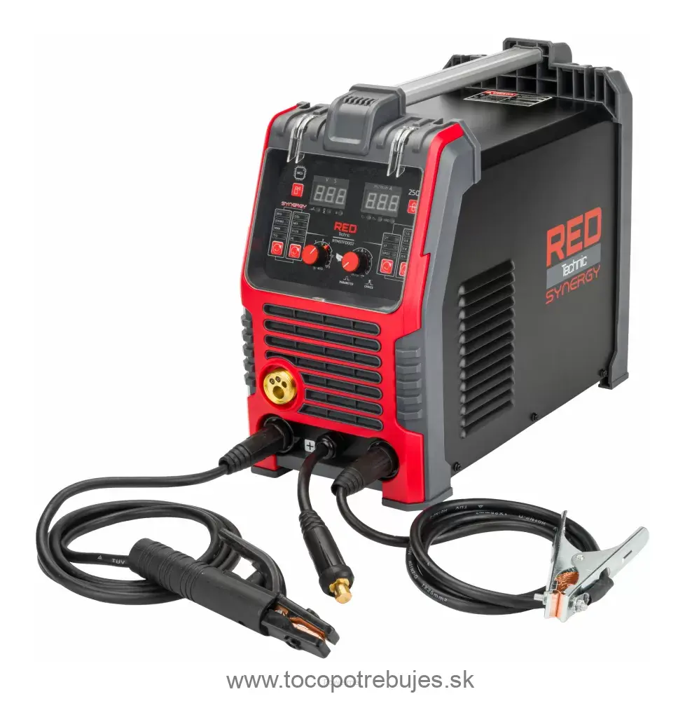 Invertorová zváračka RED TECHNIC RTMSTF0002 Migomat MIG MAG MMA TIG LIFT 250A Synergy