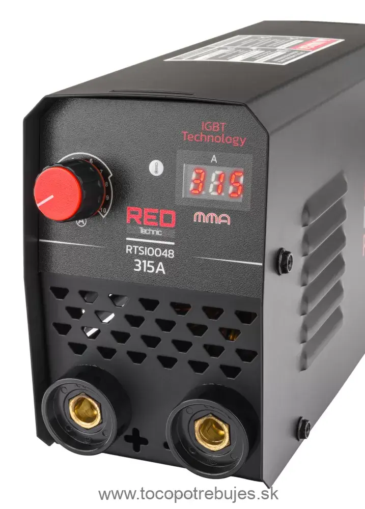 Invertorová zváračka RED TECHNIC RTSI0048 LCD MMA 315A IGBT