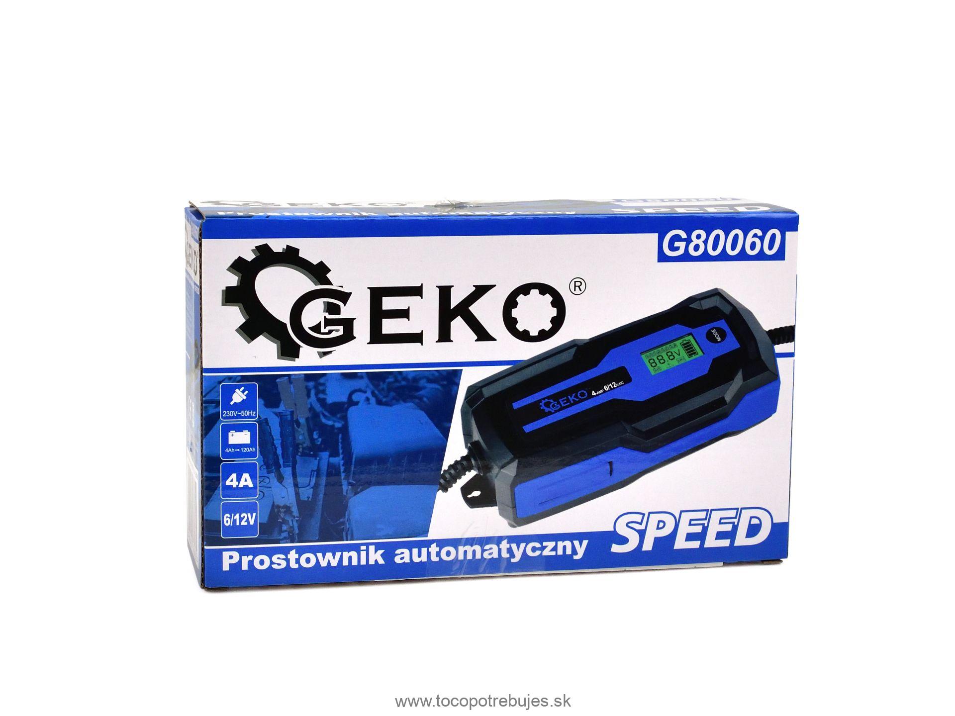 Automatická nabíjačka 6 / 12V 4A - GEKO G80060