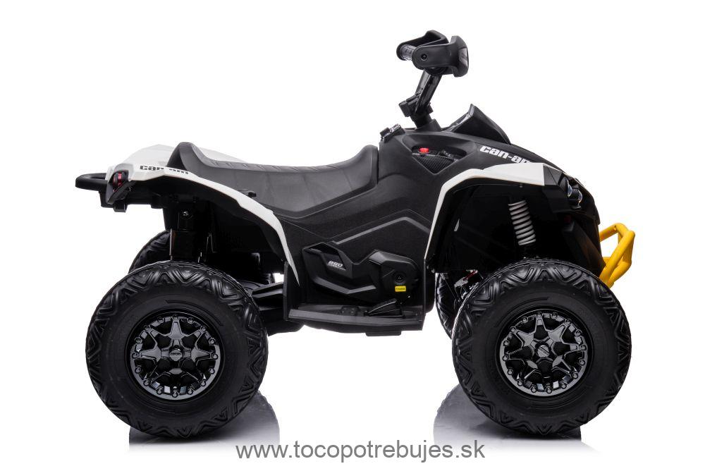 LeanToys Elektrická štvorkolka Can-Am 4x4, biela