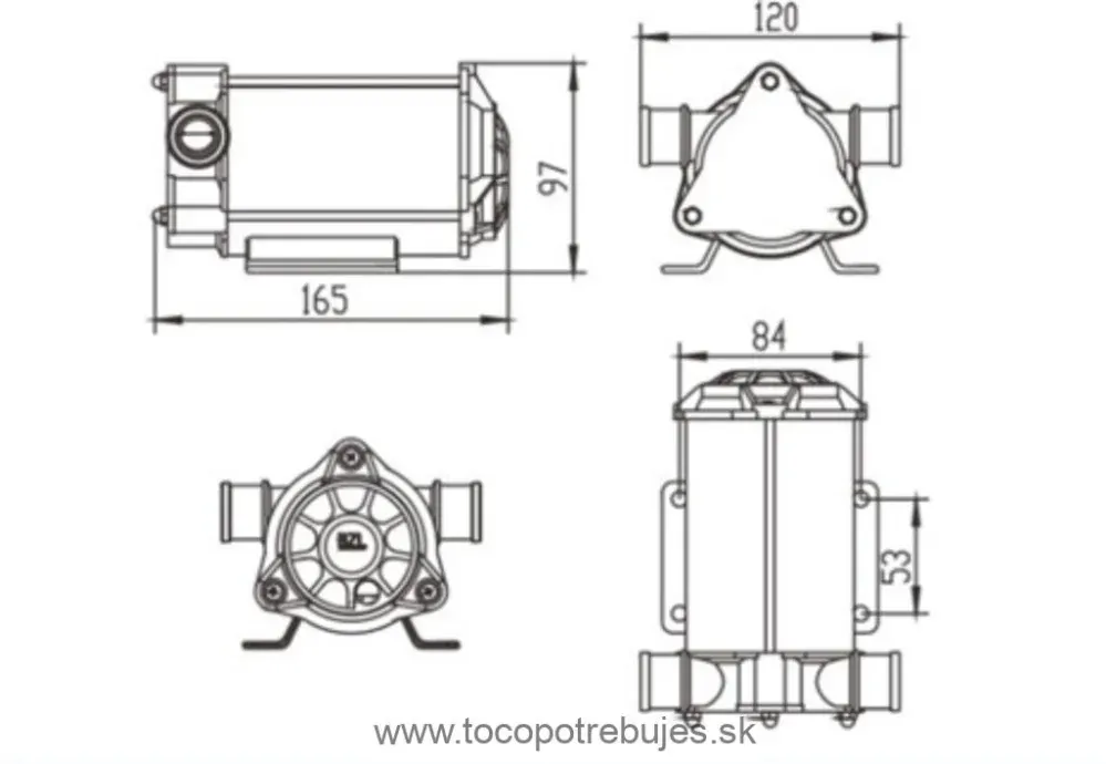 Univerzálny čerpadlo 1/2" 230V - MA-POL M79903