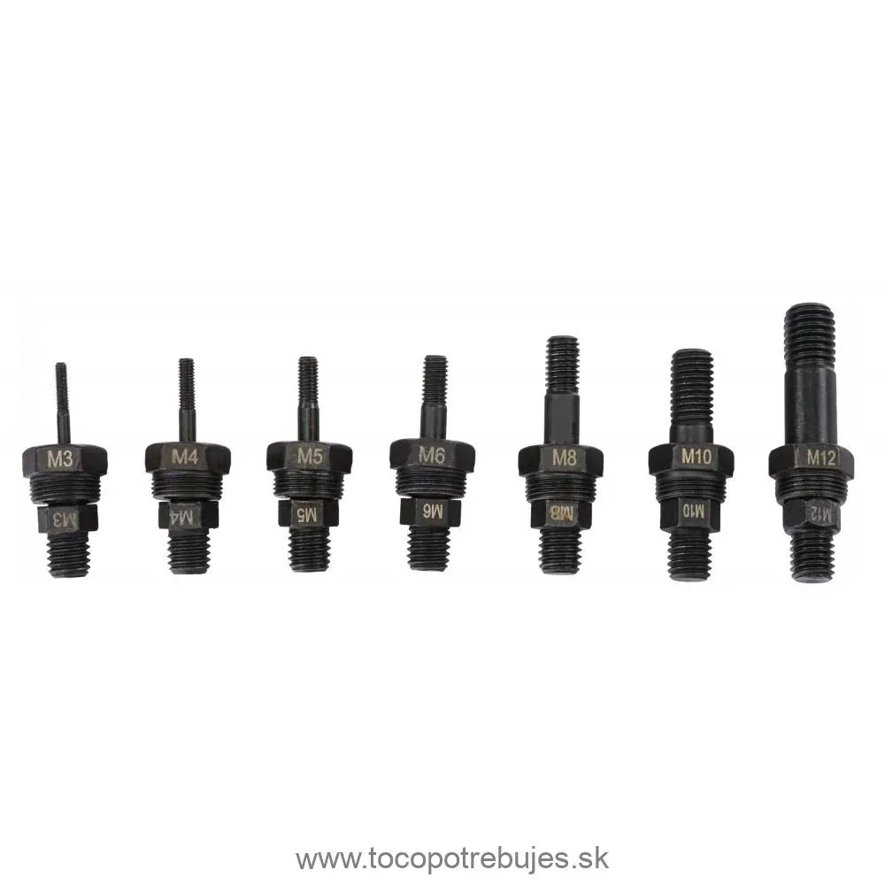 Nitovací adaptér na vŕtačku 3v1, 2,4-6,4 mm - POWERMAT PM-NIA-13T