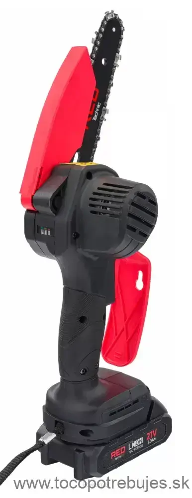 Akumulátorová reťazová píla 21V 2000mAh Li-Ion - RED TECHNIC RTMPA0064
