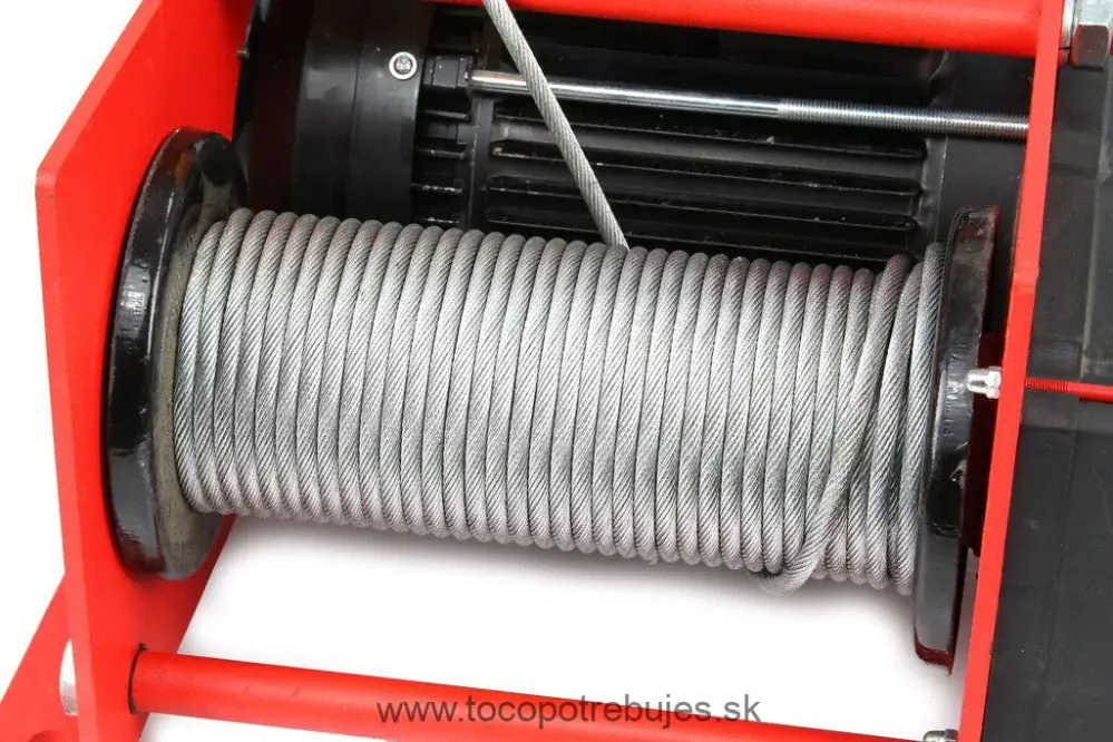 Elektrický lanový navijak 30m 500/999kg - MAR-POL M80787