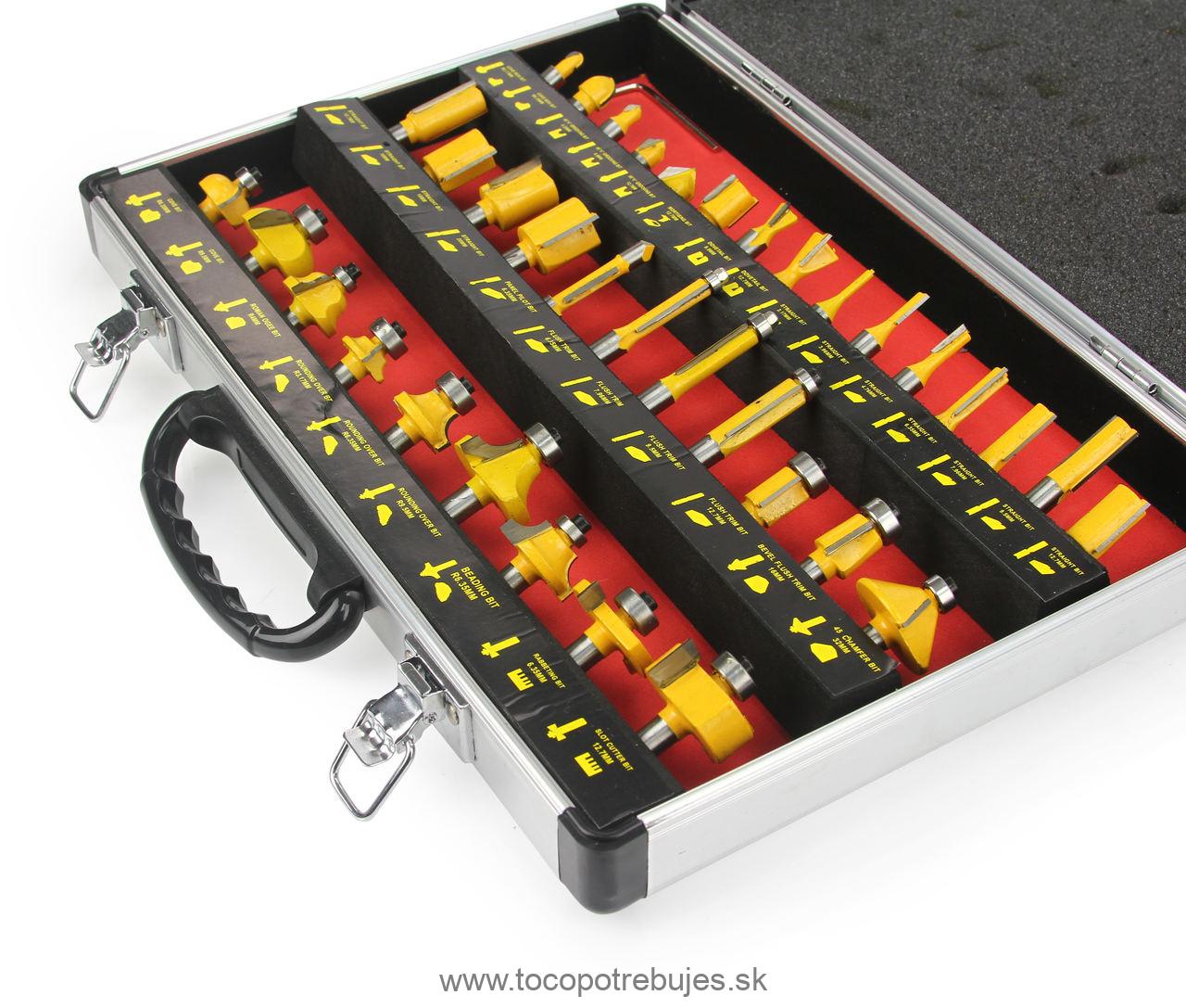 Sada stopkových fréz do dreva 35ks - Ripper M22550R