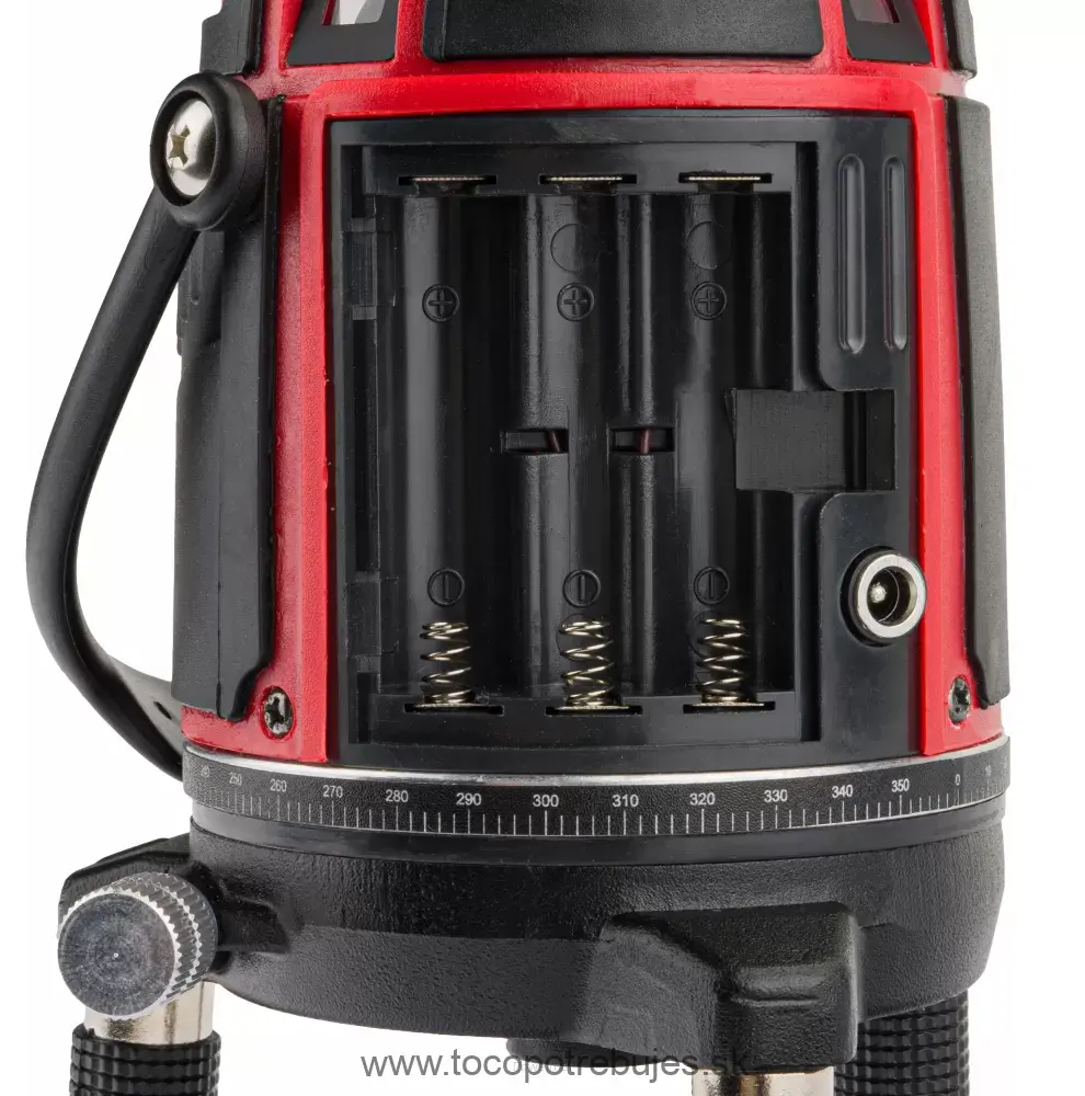 Krížový laser červený, 360 stupňov - RED TECHNIC RTPLK0037