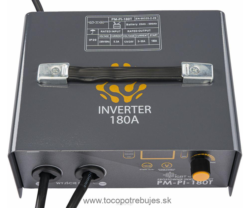 Autonabíjačka so štartérom 12V/24, 180A - POWERMAT PM-PI-180T