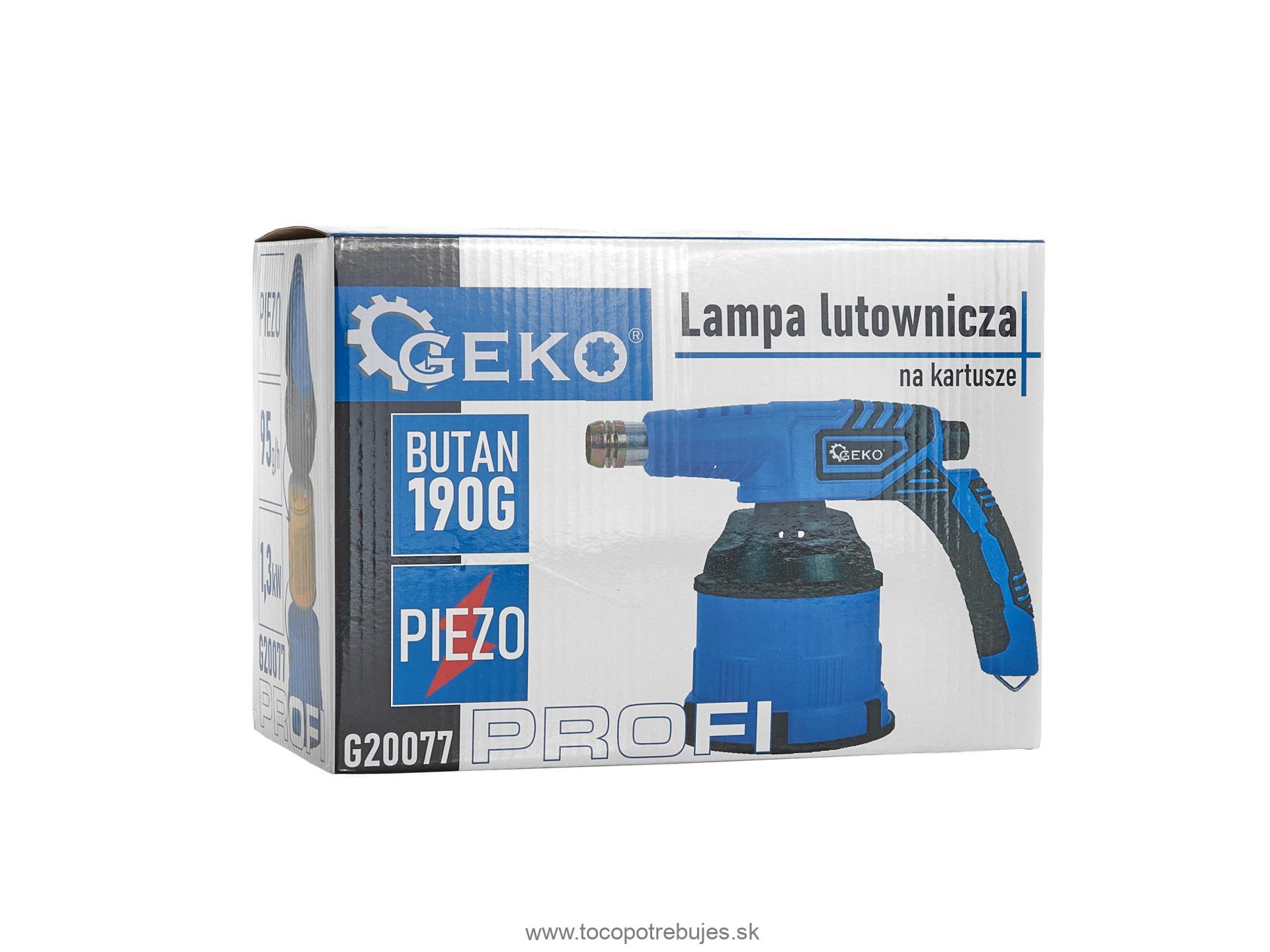 Plynový kartušový horák 190g - GEKO G20077