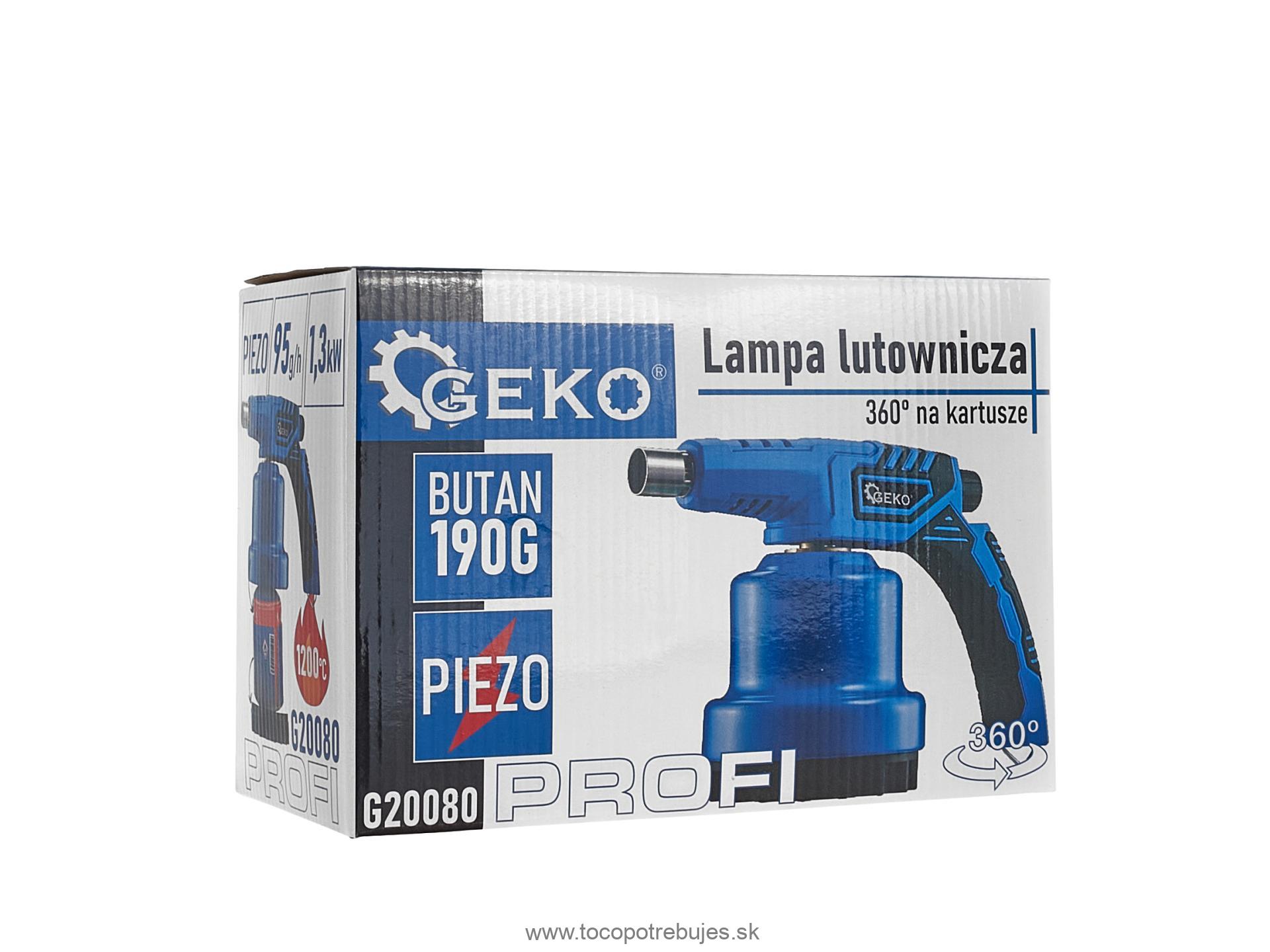 Plynový kartušový horák 190g - GEKO G20080