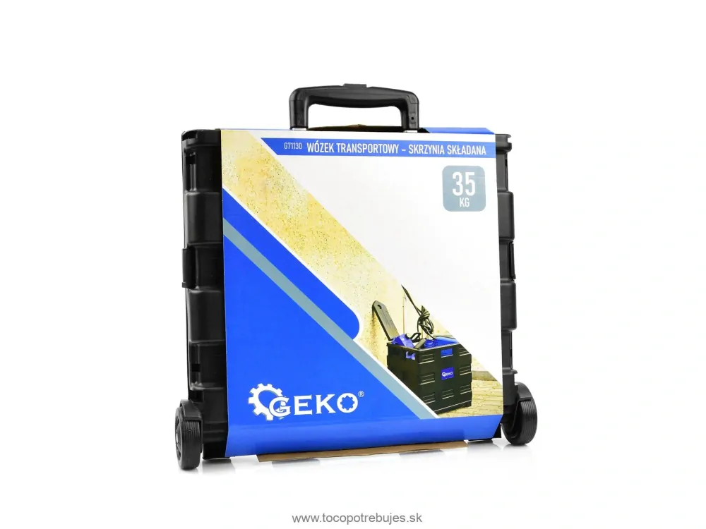 Prepravný vozík, skladací box 35kg - GEKO G71130