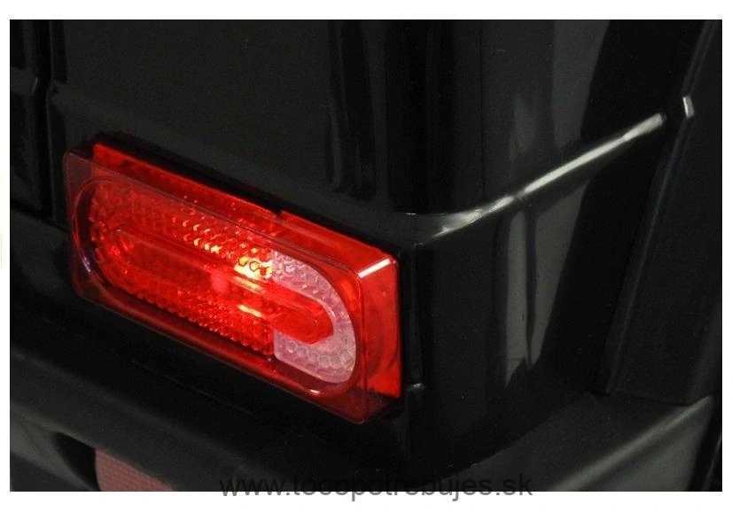 LeanToys l2517 EXTRA veľké elektrické autíčko Mercedes G65 AMG, 2x45W motor, čierna