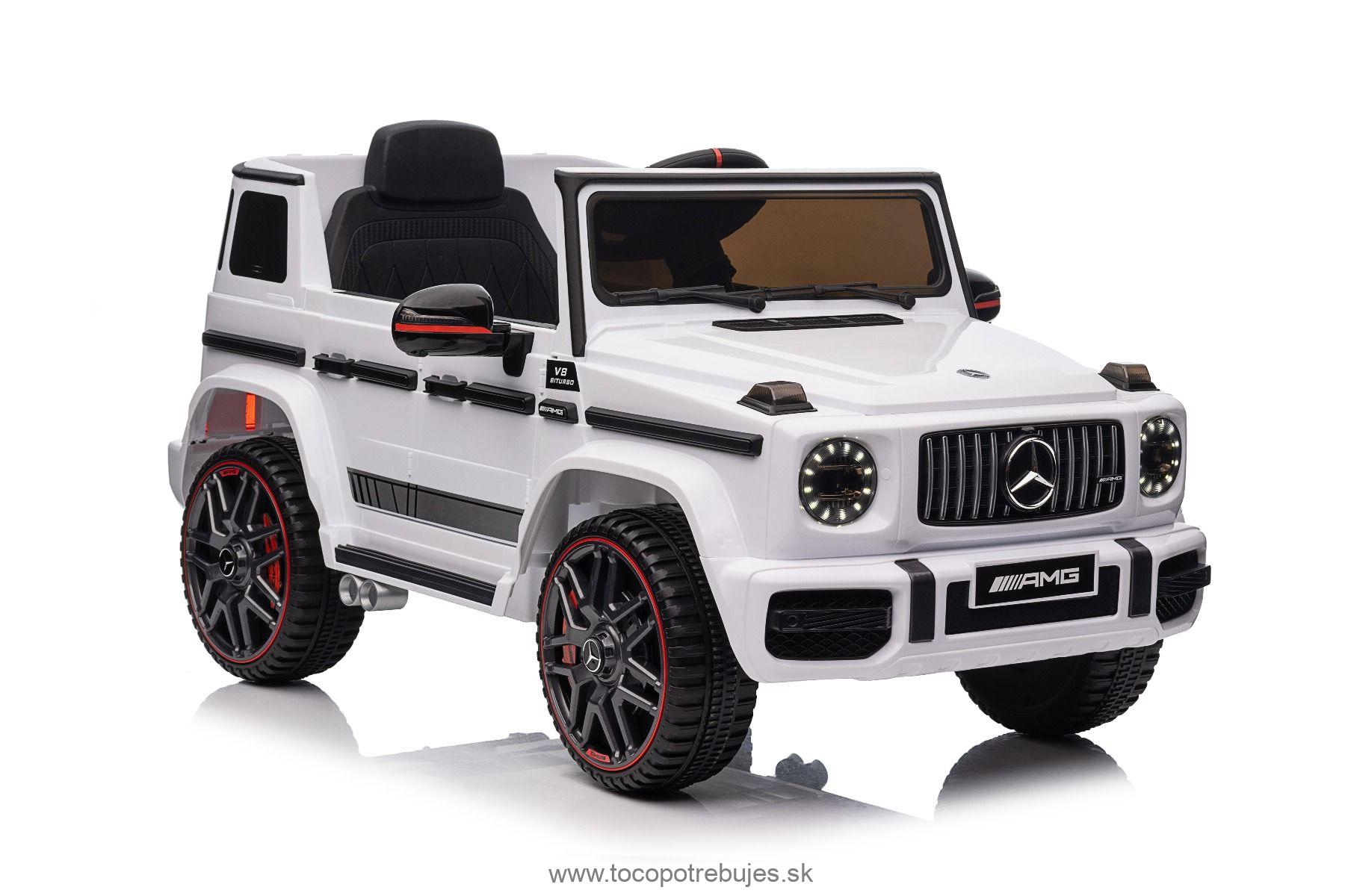 Elektrické autíčko Mercedes G, biela