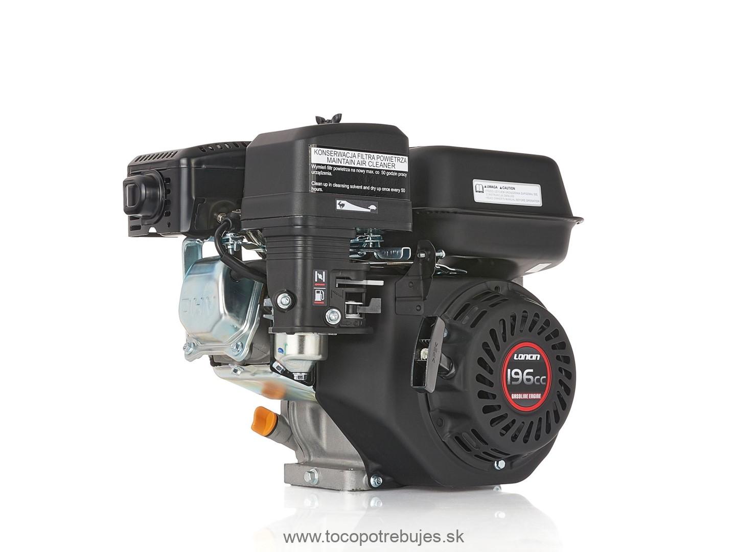 Benzínový motor 6,5HP Loncin 196cc 20mm EURO 5 - GEKO G80254