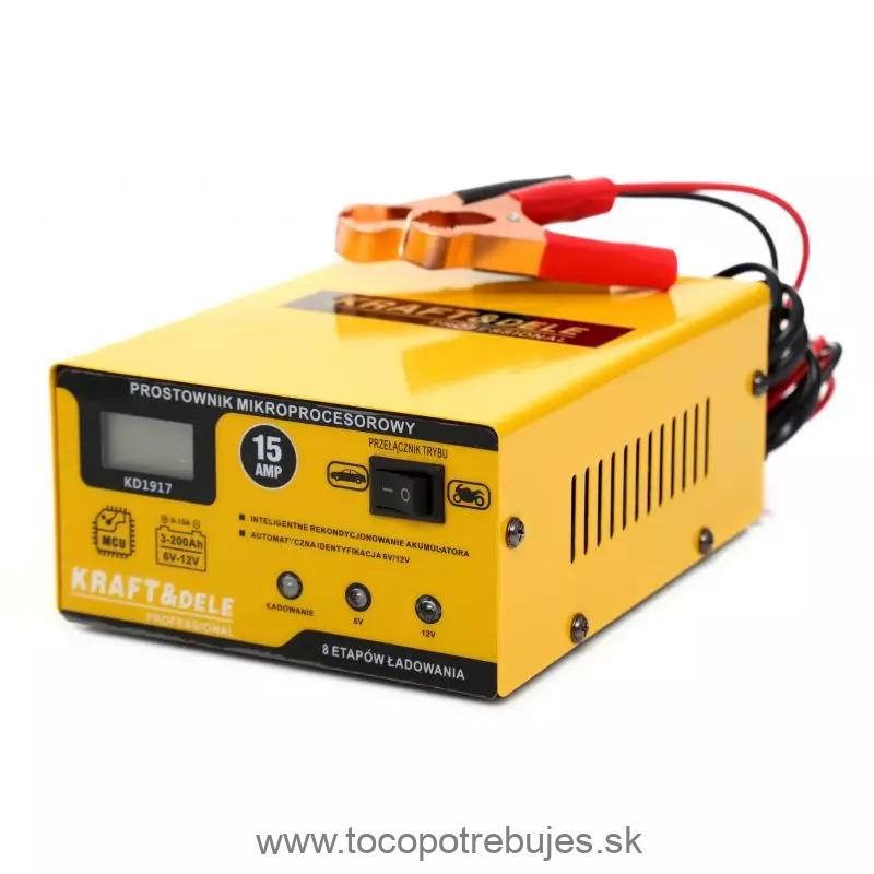 Nabíjačka mikroprocesorová 15AMP - Kraft&Dele KD1917