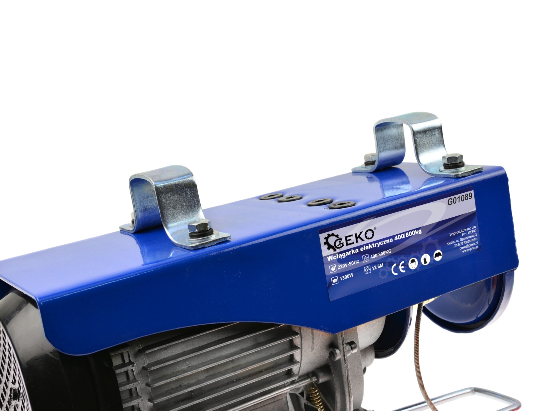 Elektrický lanový navijak 400/800 kg - GEKO G01089