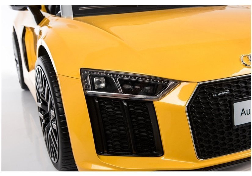 LeanToys Elektrické autíčko Audi R8, 2x45W motor, žlté