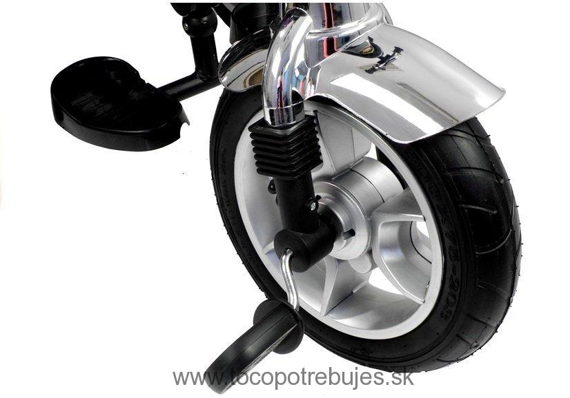 Leanbike Detská trojkolka 2v1 PRO500, nafukovacie kolesá, otočné sedadlo