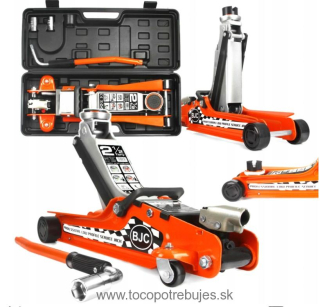 Nízkoprofilový mobilný hydraulický zdvihák 2,5T - BJC M80231
