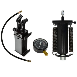 Hydraulické čerpadlo do dílenského lisu 50T, manometer - GEKO G02005