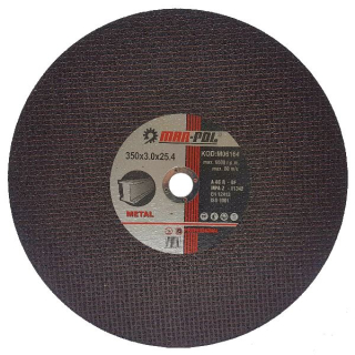 Rezný kotúč na kov 350x3.0x25,4mm - MAR-POL M08164