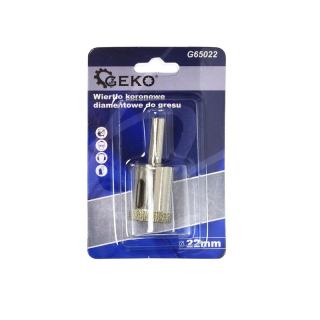 Diamantové korunkové vrtáky do dlažieb 22mm - GEKO G65022