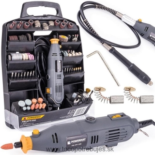 Mini brúska s príslušenstvom 300diel - POWERMAT PM-SPT-350