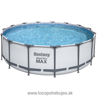 Bestway 56438 bazén, 457 x 122 cm, kartušová filtrácia