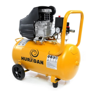 Olejový kompresor 50L 2HP - HURAGAN M88001