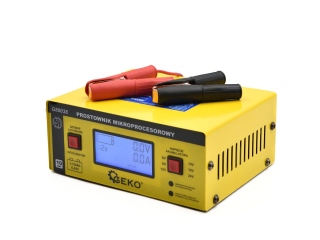 Mikroprocesorová nabíjačka autobatérií LCD 6/12/24V - GEKO G80038