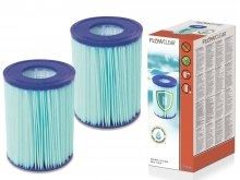 Bestway 58503 antibakteriálny filter typ II, 1+1 zdarma