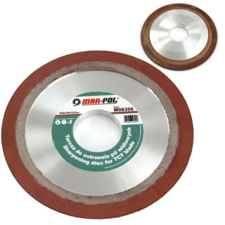 Kotúč na brúsenie pílových kotúčov 125x12,5x10mm - MAR-POL M08356