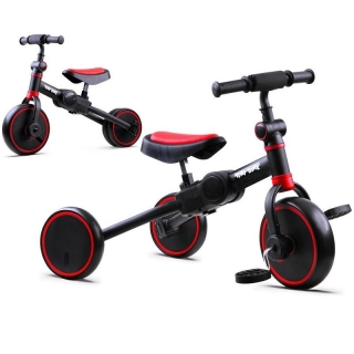 Detské odražadlo Tiny Bike 3v1, červená