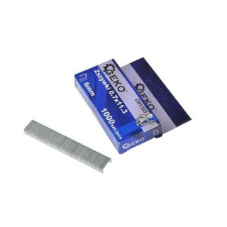 Zošívacia spona 0.7x11.3 6mm 1000ks - GEKO G01325