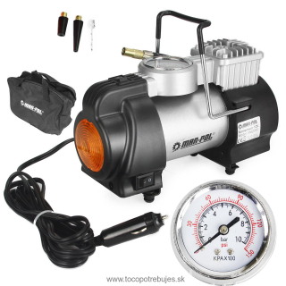 Marpol M82000 Automobilový kompresor, pumpa na kolesá do auta, pumpovanie 12V