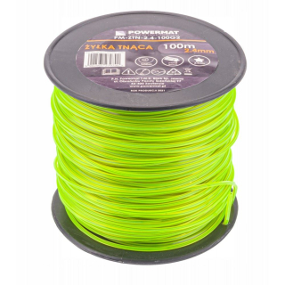 Žacia struna do krovinorezu s jadrom 2.4mm 100m - POWERMAT