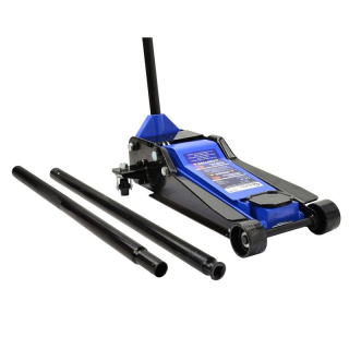 Pojazdný nízkoprofilový hydraulický zdvihák dvojitá pumpa 4T 95-550 mm - GEKO PREMIUM G02196