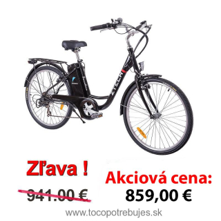Elektrický bicykel, Z-TECH ZT-32 Li-on Barcelona, čierny