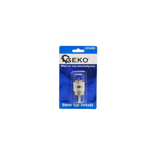 Rýchlospojka na hadicu samica 6mm - GEKO G03409
